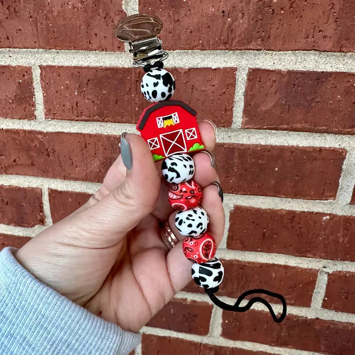 Barnyard Pacifier Clip