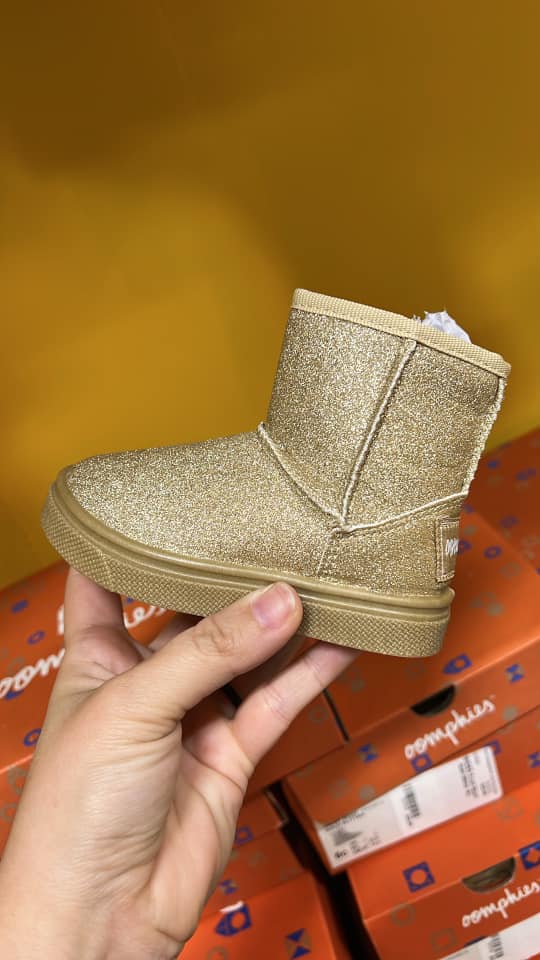 Frost Boot Gold Glitter