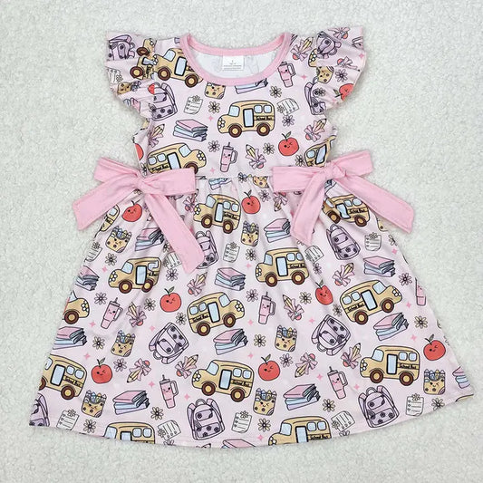 Pencil Bow Back To School Dress