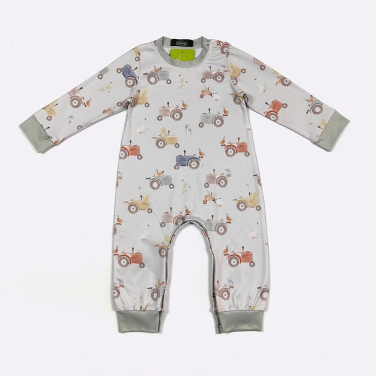 Tractor Quack Boy Romper