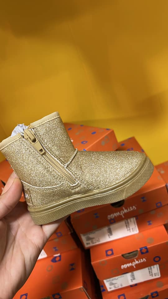 Frost Boot Gold Glitter