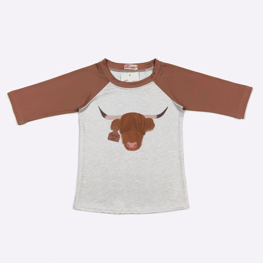 Mama's Boy Highland Cow Shirt