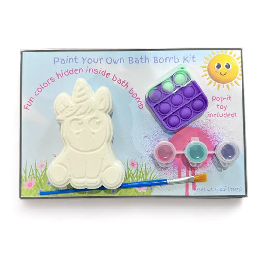 Paint Your Own Bath Bomb Kit-Unicorn