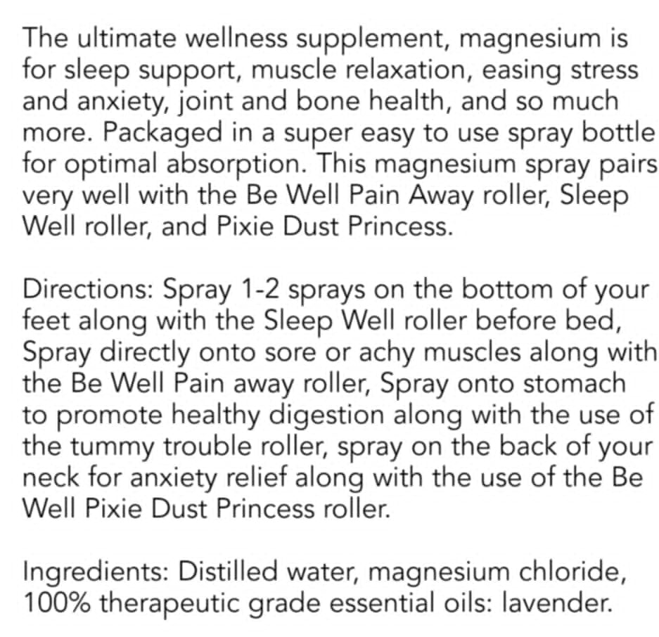 Magnesium Spray