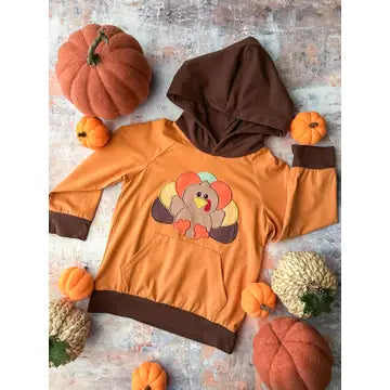 Gobble Gobble Turkey Boy's Hoodie